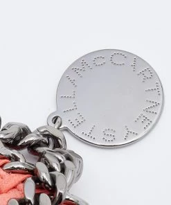 Buy 👍 Stella McCartney Orange Faux Leather Small Falabella Tote For 👩 Women ⌛ -Stella McCartney Shop luxury women stella mccartney used handbags p687113 008