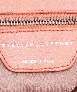 Buy 👍 Stella McCartney Orange Faux Leather Small Falabella Tote For 👩 Women ⌛ -Stella McCartney Shop luxury women stella mccartney used handbags p687113 009