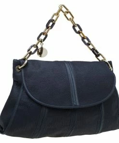 Promo ⌛ Stella McCartney Black Fabric Flap Shoulder Bag For 👩 Women ⭐ -Stella McCartney Shop luxury women stella mccartney used handbags p74104 0003