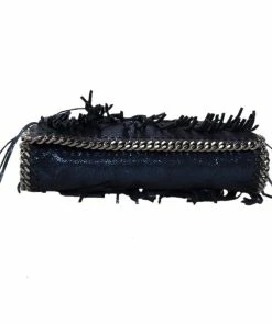 Wholesale 🧨 Stella McCartney Metallic Blue Faux Leather Falabella Crossbody Bag For 👩 Women 🎁 -Stella McCartney Shop luxury women stella mccartney used handbags p77308 0005
