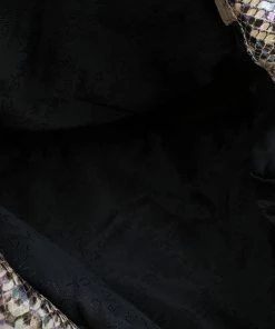 Budget 🔥 Stella McCartney Metallic Python Faux Leather Small Falabella Tote For 👩 Women 😀 -Stella McCartney Shop luxury women stella mccartney used handbags p79408 006