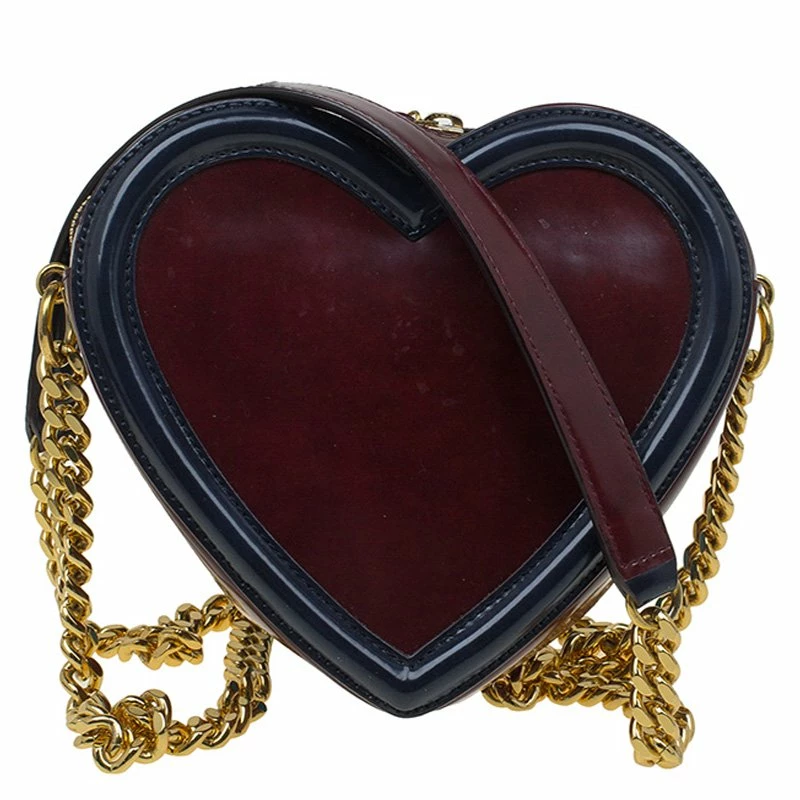 Brand new ๐ Stella McCartney Burgundy/Black Faux Leather Sailor Heart Crossbody Bag For ๐ฉ Women ๐ 3 Brand new ๐ Stella McCartney Burgundy/Black Faux Leather Sailor Heart Crossbody Bag For ๐ฉ Women ๐