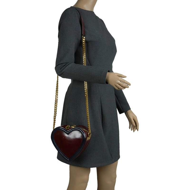Brand new ๐ Stella McCartney Burgundy/Black Faux Leather Sailor Heart Crossbody Bag For ๐ฉ Women ๐ 4 Brand new ๐ Stella McCartney Burgundy/Black Faux Leather Sailor Heart Crossbody Bag For ๐ฉ Women ๐ - Image 2