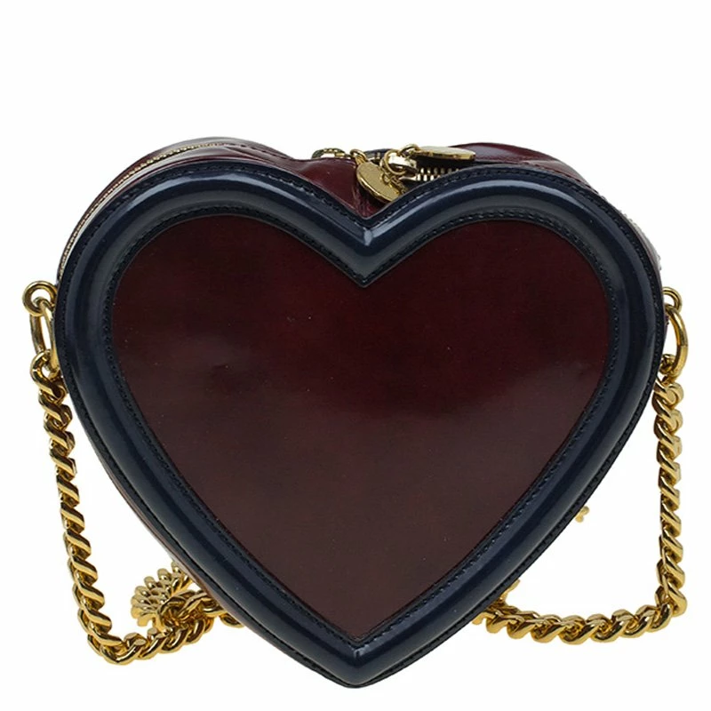 Brand new ๐ Stella McCartney Burgundy/Black Faux Leather Sailor Heart Crossbody Bag For ๐ฉ Women ๐ 6 Brand new ๐ Stella McCartney Burgundy/Black Faux Leather Sailor Heart Crossbody Bag For ๐ฉ Women ๐ - Image 4