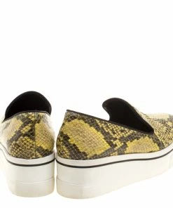 Cheap 🔔 Stella McCartney Two Tone Faux Python Creeper Platform Loafers Size 39 For 👩 Women 👍 -Stella McCartney Shop luxury women stella mccartney used shoes p115846 0005