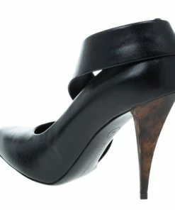 Cheap 👍 Stella McCartney Black Leather Jodie Pumps Size 36 For 👩 Women 🥰 -Stella McCartney Shop luxury women stella mccartney used shoes p11654 003