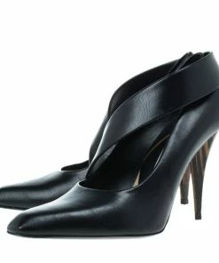 Cheap 👍 Stella McCartney Black Leather Jodie Pumps Size 36 For 👩 Women 🥰 -Stella McCartney Shop luxury women stella mccartney used shoes p11654 004