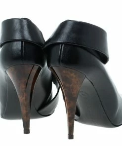 Cheap 👍 Stella McCartney Black Leather Jodie Pumps Size 36 For 👩 Women 🥰 -Stella McCartney Shop luxury women stella mccartney used shoes p11654 005