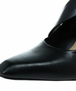 Cheap 👍 Stella McCartney Black Leather Jodie Pumps Size 36 For 👩 Women 🥰 -Stella McCartney Shop luxury women stella mccartney used shoes p11654 008