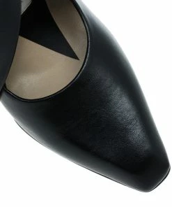 Cheap 👍 Stella McCartney Black Leather Jodie Pumps Size 36 For 👩 Women 🥰 -Stella McCartney Shop luxury women stella mccartney used shoes p11654 009