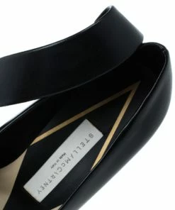 Cheap 👍 Stella McCartney Black Leather Jodie Pumps Size 36 For 👩 Women 🥰 -Stella McCartney Shop luxury women stella mccartney used shoes p11654 010