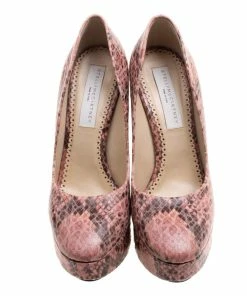 Flash Sale ❤️ Stella McCartney Corinne Python Platform Pumps Size 38 For 👩 Women 🎉 -Stella McCartney Shop luxury women stella mccartney used shoes p117213 0003