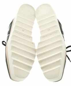 Cheap 😀 Stella McCartney Black Faux Leather Elyse Star Platform Derby Size 37.5 For 👩 Women 👍 -Stella McCartney Shop luxury women stella mccartney used shoes p117535 006