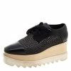 Cheap 🥰 Stella McCartney Black Woven Faux Leather Canyon Wicker Elyse Platform Brogues Size 36.5 For 👩 Women 😉 -Stella McCartney Shop luxury women stella mccartney used shoes p121098 0001