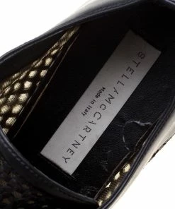 Cheap 🥰 Stella McCartney Black Woven Faux Leather Canyon Wicker Elyse Platform Brogues Size 36.5 For 👩 Women 😉 -Stella McCartney Shop luxury women stella mccartney used shoes p121098 0007