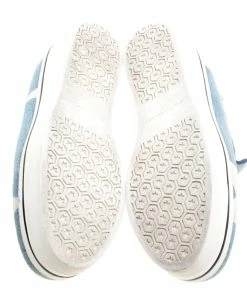 Best deal ✨ Stella McCartney Light Wash Star Printed Denim Binx Platform Slip On 👟 Sneakers Size 40 For 👩 Women ⭐ -Stella McCartney Shop luxury women stella mccartney used shoes p126544 0006