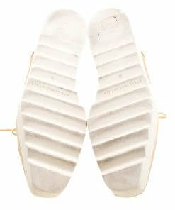 Best Pirce 🎁 Stella McCartney Beige Faux Leather Elyse Star Platform Lace Up Derby Size 39 For 👩 Women 👏 -Stella McCartney Shop luxury women stella mccartney used shoes p126772 006