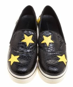 Budget β€οΈ Stella McCartney Black Snake Effect Faux Leather With Yellow Star AppliquΓ© Platform Slip On π Sneakers Size 39 For π© Women π 12 Budget β€οΈ Stella McCartney Black Snake Effect Faux Leather With Yellow Star AppliquΓ© Platform Slip On π Sneakers Size 39 For π© Women π -Stella McCartney Shop luxury women stella mccartney used shoes p127018 003