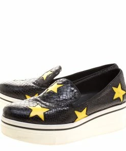Budget β€οΈ Stella McCartney Black Snake Effect Faux Leather With Yellow Star AppliquΓ© Platform Slip On π Sneakers Size 39 For π© Women π 13 Budget β€οΈ Stella McCartney Black Snake Effect Faux Leather With Yellow Star AppliquΓ© Platform Slip On π Sneakers Size 39 For π© Women π -Stella McCartney Shop luxury women stella mccartney used shoes p127018 004