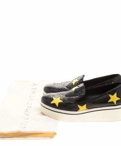 Budget β€οΈ Stella McCartney Black Snake Effect Faux Leather With Yellow Star AppliquΓ© Platform Slip On π Sneakers Size 39 For π© Women π 17 Budget β€οΈ Stella McCartney Black Snake Effect Faux Leather With Yellow Star AppliquΓ© Platform Slip On π Sneakers Size 39 For π© Women π -Stella McCartney Shop luxury women stella mccartney used shoes p127018 008