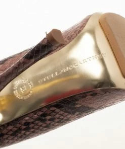 Best Sale 🛒 Stella McCartney Python Embossed Pointed Toe Loafer Pumps Size 38 For 👩 Women 😉 -Stella McCartney Shop luxury women stella mccartney used shoes p13247 011