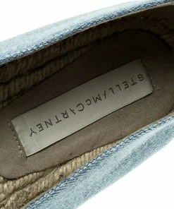 Deals 😍 Stella McCartney Blue Denim Rocio Star Print Flat Espadrilles Size 37 For 👩 Women 👍 -Stella McCartney Shop luxury women stella mccartney used shoes p136687 0007
