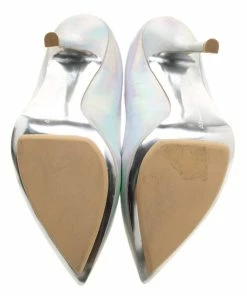 Best Pirce 🎉 Stella McCartney Metallic Silver Holographic Faux Leather Pointed Toe Pumps Size 39 For 👩 Women ❤️ 15 Best Pirce 🎉 Stella McCartney Metallic Silver Holographic Faux Leather Pointed Toe Pumps Size 39 For 👩 Women ❤️ -Stella McCartney Shop luxury women stella mccartney used shoes p136935 0006