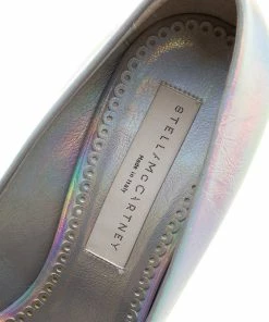 Best Pirce 🎉 Stella McCartney Metallic Silver Holographic Faux Leather Pointed Toe Pumps Size 39 For 👩 Women ❤️ 16 Best Pirce 🎉 Stella McCartney Metallic Silver Holographic Faux Leather Pointed Toe Pumps Size 39 For 👩 Women ❤️ -Stella McCartney Shop luxury women stella mccartney used shoes p136935 0007