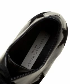 Discount 🎉 Stella McCartney Black Faux Leather Elyse Star Platform Derby Size 37 For 👩 Women 🌟 -Stella McCartney Shop luxury women stella mccartney used shoes p138163 0007