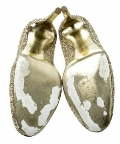 Best Pirce ๐ Stella McCartney Metallic Gold Glitter And Faux Suede Trim Bon Bon Pumps Size 39.5 For ๐ฉ Women ๐ฏ 15 Best Pirce ๐ Stella McCartney Metallic Gold Glitter And Faux Suede Trim Bon Bon Pumps Size 39.5 For ๐ฉ Women ๐ฏ -Stella McCartney Shop luxury women stella mccartney used shoes p142036 006