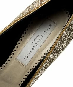 Best Pirce ๐ Stella McCartney Metallic Gold Glitter And Faux Suede Trim Bon Bon Pumps Size 39.5 For ๐ฉ Women ๐ฏ 16 Best Pirce ๐ Stella McCartney Metallic Gold Glitter And Faux Suede Trim Bon Bon Pumps Size 39.5 For ๐ฉ Women ๐ฏ -Stella McCartney Shop luxury women stella mccartney used shoes p142036 007