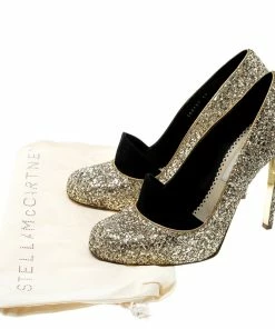 Best Pirce ๐ Stella McCartney Metallic Gold Glitter And Faux Suede Trim Bon Bon Pumps Size 39.5 For ๐ฉ Women ๐ฏ 17 Best Pirce ๐ Stella McCartney Metallic Gold Glitter And Faux Suede Trim Bon Bon Pumps Size 39.5 For ๐ฉ Women ๐ฏ -Stella McCartney Shop luxury women stella mccartney used shoes p142036 008