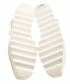 Cheapest 😍 Stella McCartney Metallic Silver Faux Leather Indium Elyse Star Platform Derby Size 37 For 👩 Women 🔥 -Stella McCartney Shop luxury women stella mccartney used shoes p143174 006