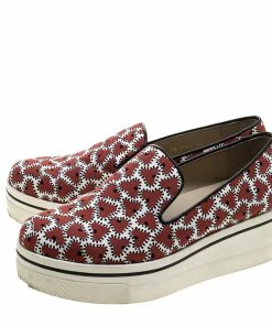 Best Sale 🧨 Stella McCartney Abstract Print Canvas Platform Slip On 👟 Sneakers Size 39 For 👩 Women 😀 -Stella McCartney Shop luxury women stella mccartney used shoes p144693 0004