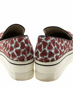 Best Sale 🧨 Stella McCartney Abstract Print Canvas Platform Slip On 👟 Sneakers Size 39 For 👩 Women 😀 -Stella McCartney Shop luxury women stella mccartney used shoes p144693 0005