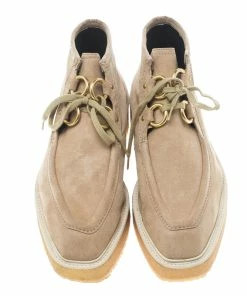 Wholesale 😍 Stella McCartney Beige Faux Suede High Clipper Platform Ankle 🥾 Boots Size 37.5 For 👩 Women 🔔 -Stella McCartney Shop luxury women stella mccartney used shoes p148701 0003