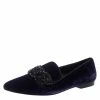Cheap 🥰 Stella McCartney Purple Velvet Crystal Embellished Smoking Slippers Size 38.5 For 👩 Women ⌛ -Stella McCartney Shop luxury women stella mccartney used shoes p151023 0001