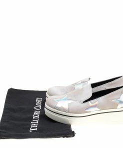 Best Sale 🔔 Stella McCartney Beige Faux Leather Binx Star Platform Slip On 👟 Sneakers Size 38 For 👩 Women 😍 -Stella McCartney Shop luxury women stella mccartney used shoes p151842 0008