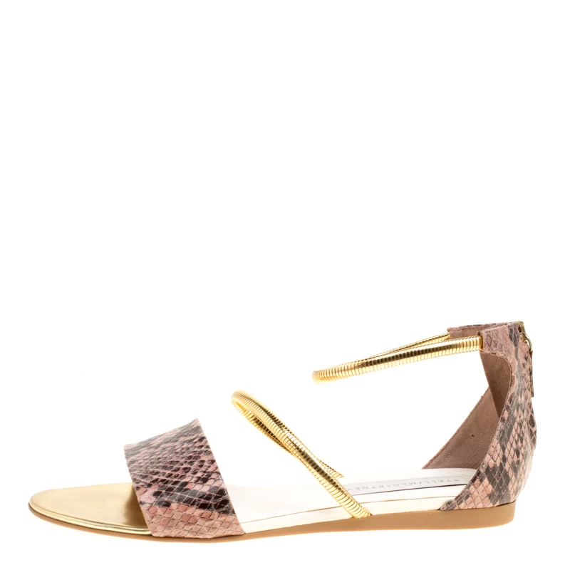 Promo ๐ Stella McCartney Beige Faux Python Magwitch Flat ๐ฉด Sandals Size 39 For ๐ฉ Women ๐งจ 4 Promo ๐ Stella McCartney Beige Faux Python Magwitch Flat ๐ฉด Sandals Size 39 For ๐ฉ Women ๐งจ - Image 2