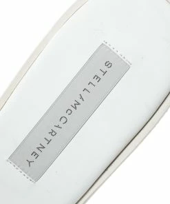 Deals 👍 Stella McCartney Red Color Block Canvas Platform Slides Size 38 For 👩 Women ❤️ -Stella McCartney Shop luxury women stella mccartney used shoes p154827 0007