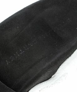 Discount 🤩 Stella McCartney Black Faux Suede And Fabric Sporty Slides Size 38 For 👩 Women ✨ -Stella McCartney Shop luxury women stella mccartney used shoes p163614 002