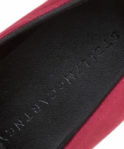 Discount 😍 Stella McCartney Maroon Velvet Binx Chain Platform Loafers Size 39 For 👩 Women ✔️ -Stella McCartney Shop luxury women stella mccartney used shoes p168614 005