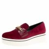 Discount 😍 Stella McCartney Maroon Velvet Binx Chain Platform Loafers Size 39 For 👩 Women ✔️ -Stella McCartney Shop luxury women stella mccartney used shoes p168614 007