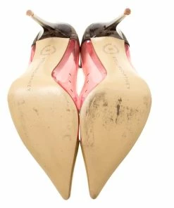 Best reviews of ✨ Stella McCartney Multicolor Patent Faux Leather And PVC Pointed Toe Pumps Size 36 For 👩 Women 🔥 -Stella McCartney Shop luxury women stella mccartney used shoes p174846 001