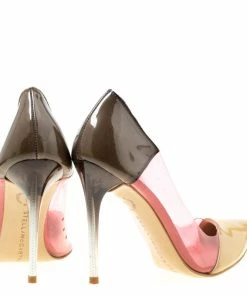 Best reviews of ✨ Stella McCartney Multicolor Patent Faux Leather And PVC Pointed Toe Pumps Size 36 For 👩 Women 🔥 -Stella McCartney Shop luxury women stella mccartney used shoes p174846 002