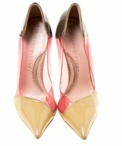 Best reviews of ✨ Stella McCartney Multicolor Patent Faux Leather And PVC Pointed Toe Pumps Size 36 For 👩 Women 🔥 -Stella McCartney Shop luxury women stella mccartney used shoes p174846 003