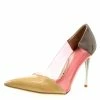 Best reviews of ✨ Stella McCartney Multicolor Patent Faux Leather And PVC Pointed Toe Pumps Size 36 For 👩 Women 🔥 -Stella McCartney Shop luxury women stella mccartney used shoes p174846 006