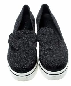 Promo 🔔 Stella McCartney Black Glitter Binx Platform Slip On Skate 👟 Shoes Size 39 For 👩 Women 👍 -Stella McCartney Shop luxury women stella mccartney used shoes p186305 006