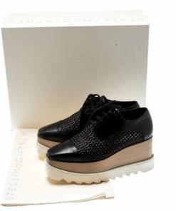 Coupon ๐ Stella McCartney Black Woven Faux Leather Canyon Wicker Elyse Platform Brogues Size 36 For ๐ฉ Women ๐ 17 Coupon ๐ Stella McCartney Black Woven Faux Leather Canyon Wicker Elyse Platform Brogues Size 36 For ๐ฉ Women ๐ -Stella McCartney Shop luxury women stella mccartney used shoes p195722 008
