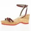 Coupon 🤩 Stella McCartney Snake Embossed Linda Cork Wedge 🩴 Sandals Size 39 For 👩 Women 🛒 -Stella McCartney Shop luxury women stella mccartney used shoes p20455 0001